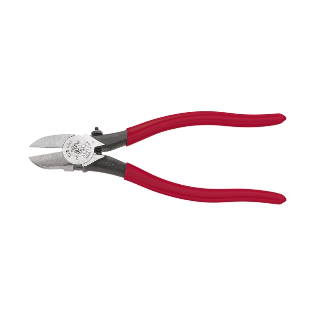 Klein D227-7C Spring Loaded 7" Diagonal Cutting Pliers for Plastic