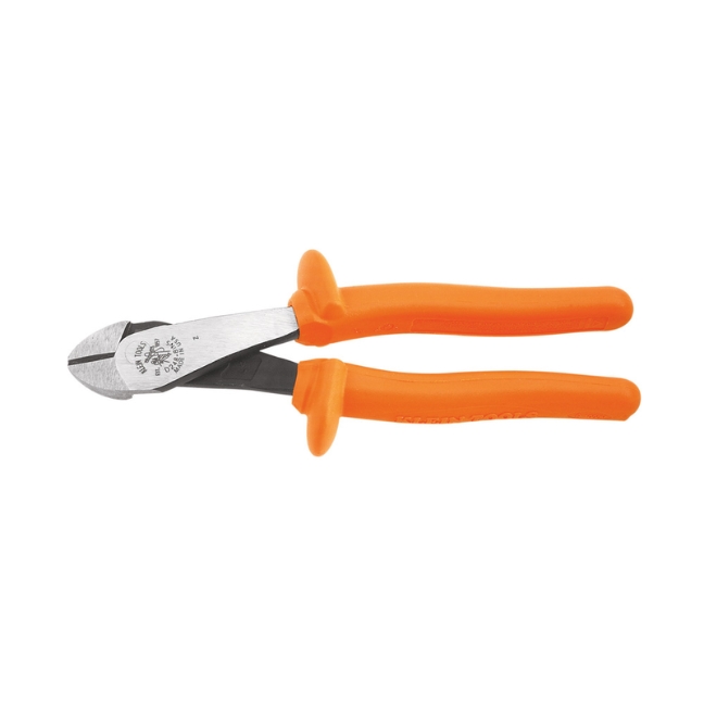 Klein D248-8-INS 8" High-Leverage Insulated Angled Head Diagonal Cutting Pliers