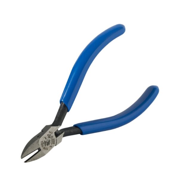 Klein D257-4C 4" Diagonal Cutting Pliers with Tapered Nose and Spring-loaded Joint