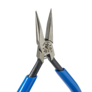 Klein D322-41/2C 4" Spring Loaded Slim Needle Nose Pliers with Polished Inside Jaws