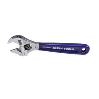 Klein D86932 4" Slim-Jaw Adjustable Wrench