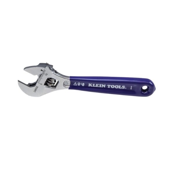 Klein D86932 4" Slim-Jaw Adjustable Wrench