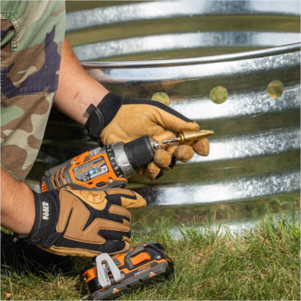 Klein 25950 Double-Fluted Spiral Step Bit Kit 4-Piece