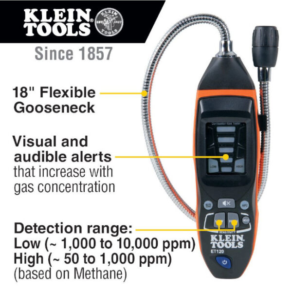 Klein ET120 Combustible Gas Leak Detector