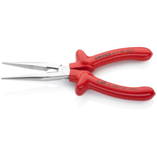 Knipex 2617200 8" (200mm) Long Nose Pliers with Cutters - 1000V Insulated