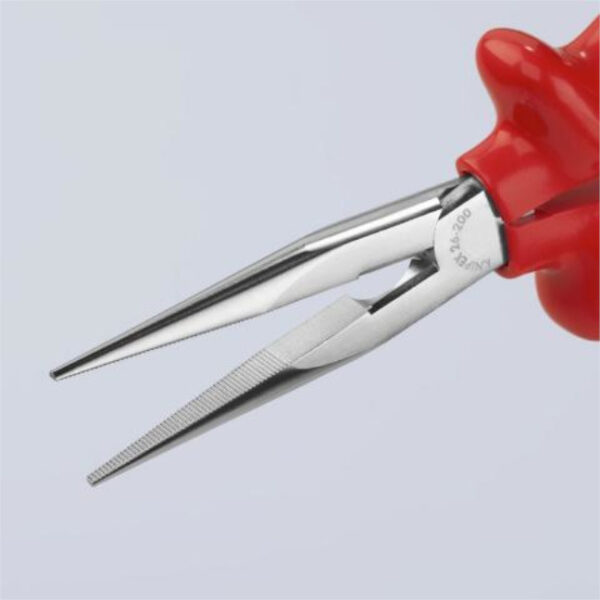 Knipex 2617200 8" Long Nose Pliers with Cutters - 1000V Insulated