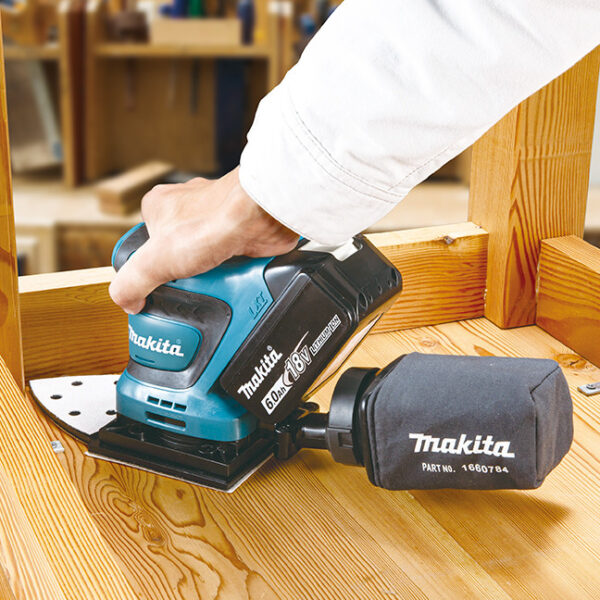 Makita DBO480ZX1 18V LXT Cordless 1/4" Sheet Finishing Sander-Tool Only