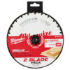 Milwaukee 48-40-0722 7-1/4" 24T Framing Blade 2-Pack
