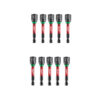 Milwaukee 49-66-4609 9mm x 2-9/16" SHOCKWAVE IMPACT Duty Nut Driver 10-Pack