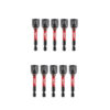 Milwaukee 49-66-4611 11mm x 2-9/16" SHOCKWAVE IMPACT Duty Nut Driver 10-Pack