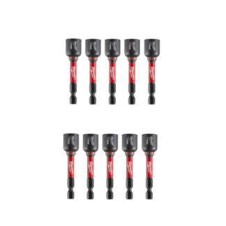Milwaukee 49-66-4611 11mm x 2-9/16" SHOCKWAVE IMPACT Duty Nut Driver 10-Pack
