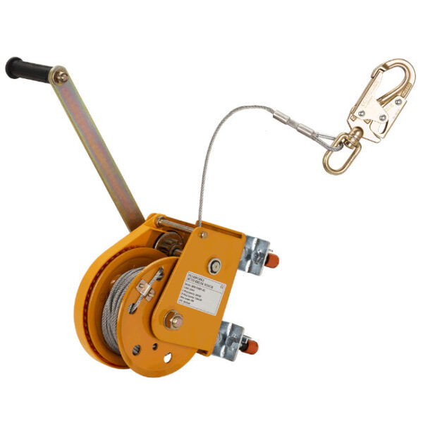 Peakworks V845179065 MW-13401-65 Confined Space Kit - Replacement 65' Man Winch with 3/16" (5 MM) Cable and Swivel Hook