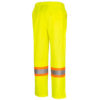 Pioneer 5999PW V1071360 Women's Hi-Viz Mesh Traffic Safety Pants-Yellow/Green