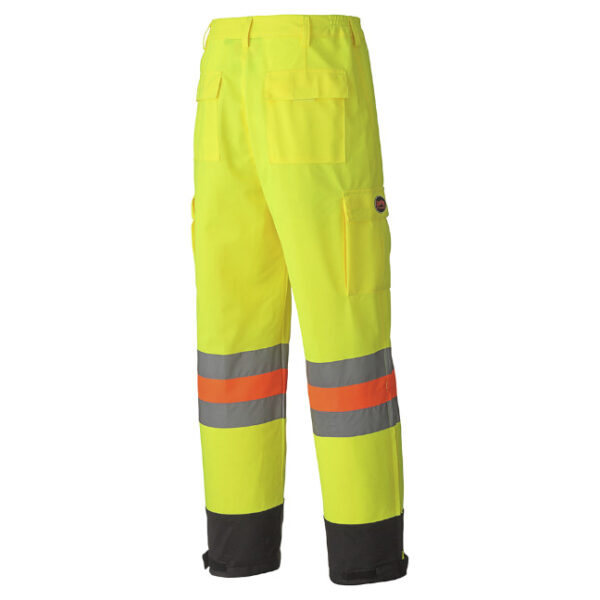 Pioneer 6009 V1190260 Hi-Viz MTQ Traffic Control Polyester Safety Pants-Yellow