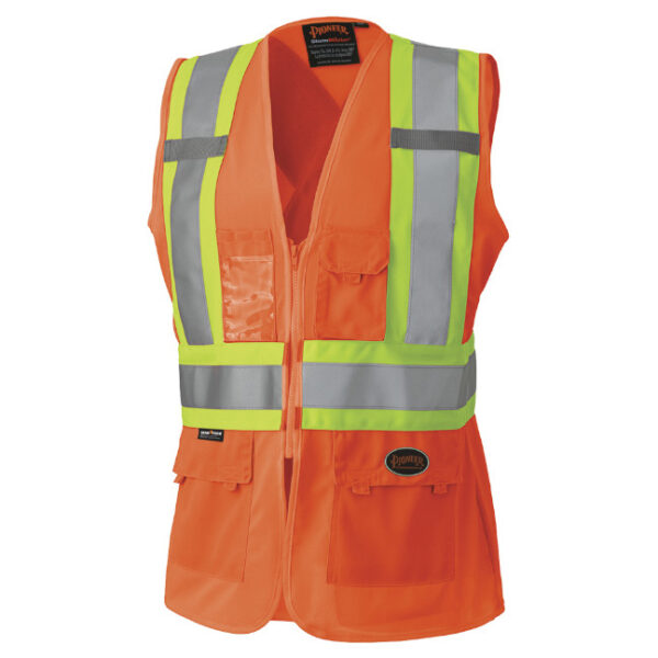 Pioneer Hi-Viz Women's Tricot Polyester Safety Vest