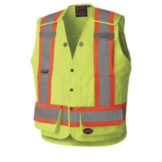 Pioneer Hi-Viz Drop Shoulder Tear-Away Surveyor's Safety Vest