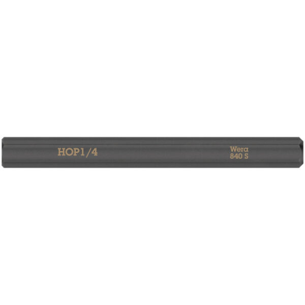 Wera 018157 Hex-Plus 840 S Bit for Impact Screwdriver, 1/4" x 70mm