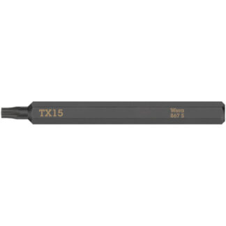 Wera 018166 Torx 867 S Bit for Impact Screwdriver, T15 x 70mm
