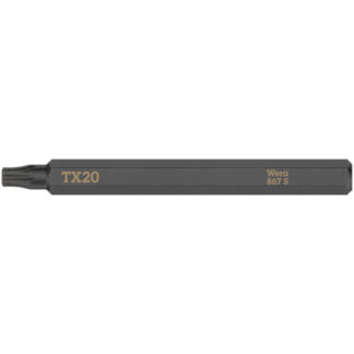 Wera 018167 Torx 867 S Bit for Impact Screwdriver, T20 x 70mm