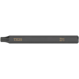Wera 018168 Torx 867 S Bit for Impact Screwdriver, T25 x 70mm