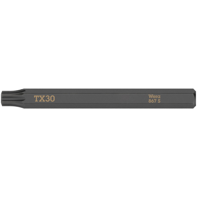 Wera 018169 Torx 867 S Bit for Impact Screwdriver, T30 x 70mm