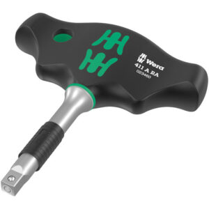 Wera 023460 Ratcheting 411 A RA 1/4" Drive T-Handle