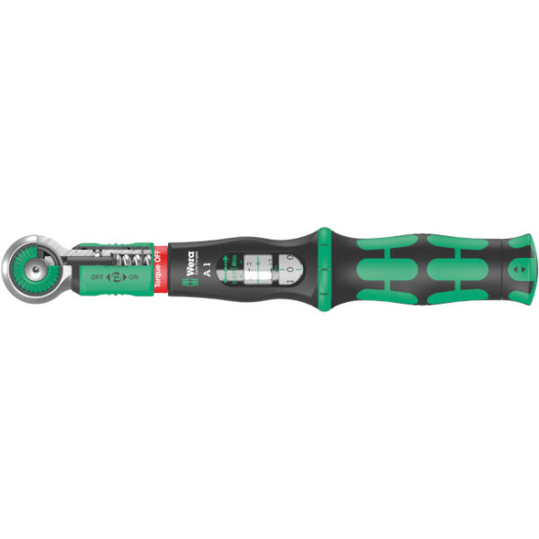 Wera 075800 Safe-Torque A 1 Torque Wrench, 1/4" Square Drive, 2-12Nm