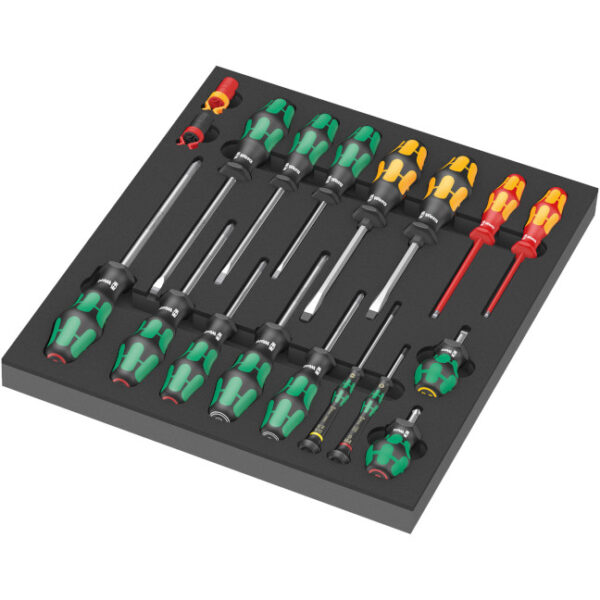 Wera 150101 9710 Foam Insert with Screwdriver Set 1, 18-Piece Wera 150101 9710 Foam Insert with Screwdriver Set 1, 18-Piece
