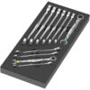 Wera 150120 9730 Foam Insert with 6000 Joker Ratcheting Combination Wrench Set11-Piece