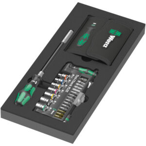 Wera 150150 9750 Foam Insert with Kraftform Kompakt and Tool-Check PLUS Set 1, 57-Piece