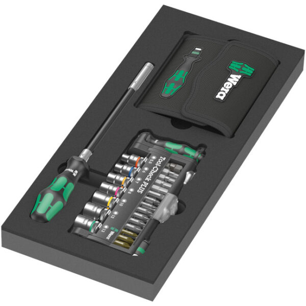 Wera 150150 9750 Foam Insert with Kraftform Kompakt and Tool-Check PLUS Set 1, 57-Piece