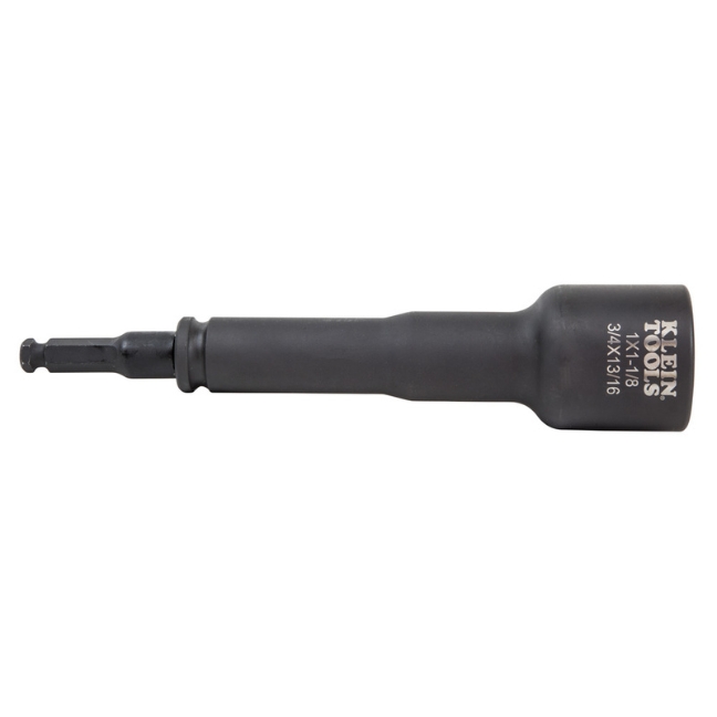 Klein NRHD4 4-in-1 Square Impact Socket 3/4", 13/16", 1" and 1-1/8"