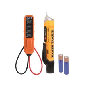 Klein NCVT3PKIT Dual Range NCVT and AC/DC Voltage Tester Electrical Test Kit