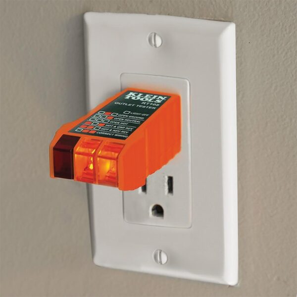 Klein NCVT2PKIT Dual Range NCVT with RT105 Receptacle Tester Electrical Test Kit