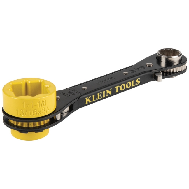 Klein KT155T 6-in-1 Lineman's Ratcheting Wrench