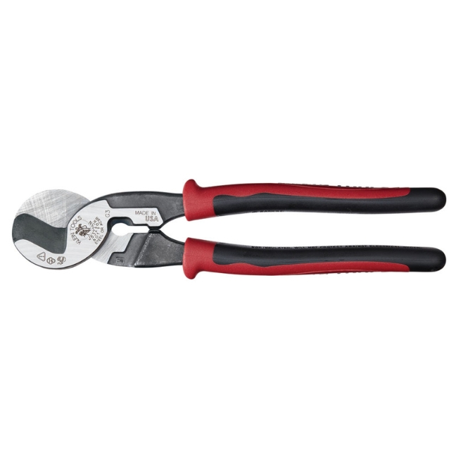 Klein J63225N High Leverage Stripping Cable Cutter with JOURNEYMAN Handles
