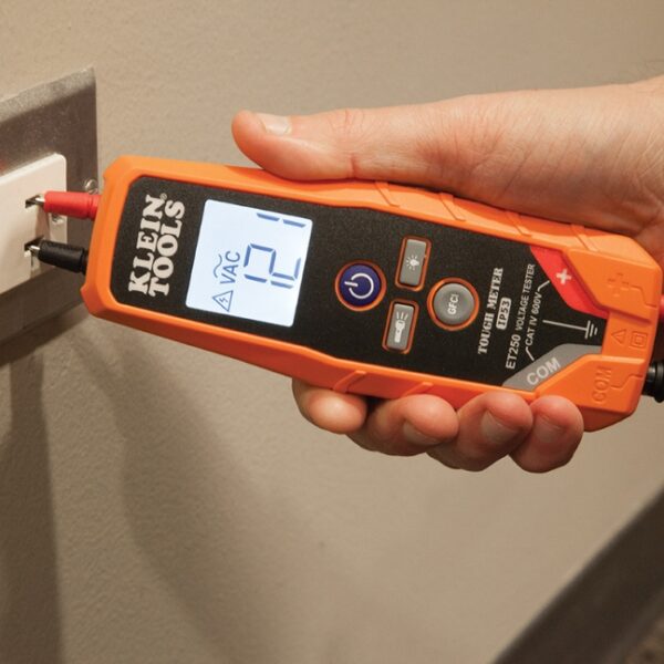 Klein ET250 2 to 600V AC/DC Voltage/Continuity Tester