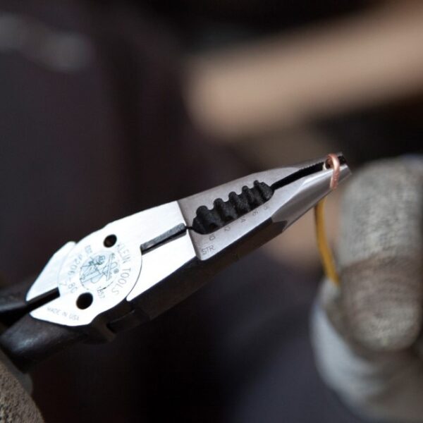 Klein J206-8C 8-1/2" All-Purpose Spring Loaded Needle Nose Pliers