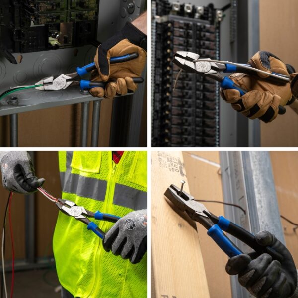Klein J20008 8" High Leverage Heavy Duty Side Cutting Lineman's Pliers
