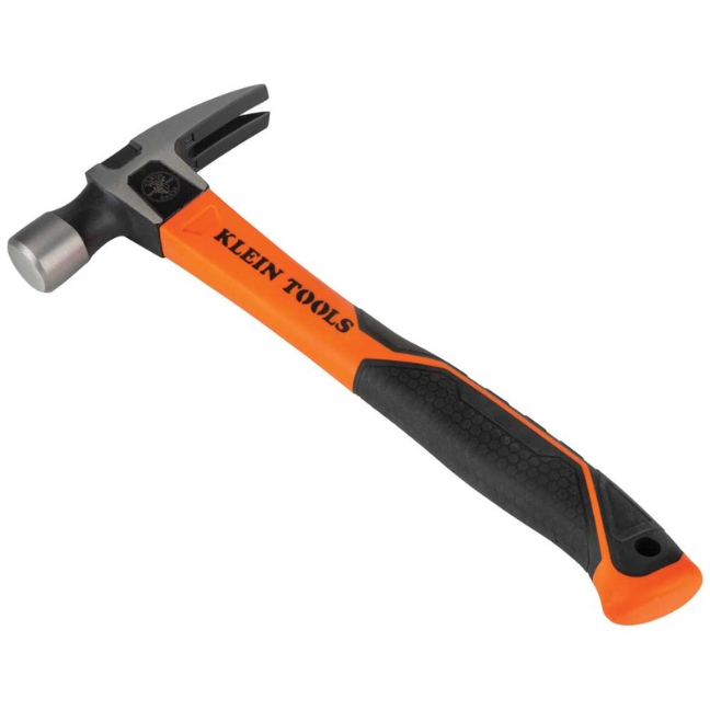 Klein H80820 13" 20oz Straight-Claw Electrician's Hammer