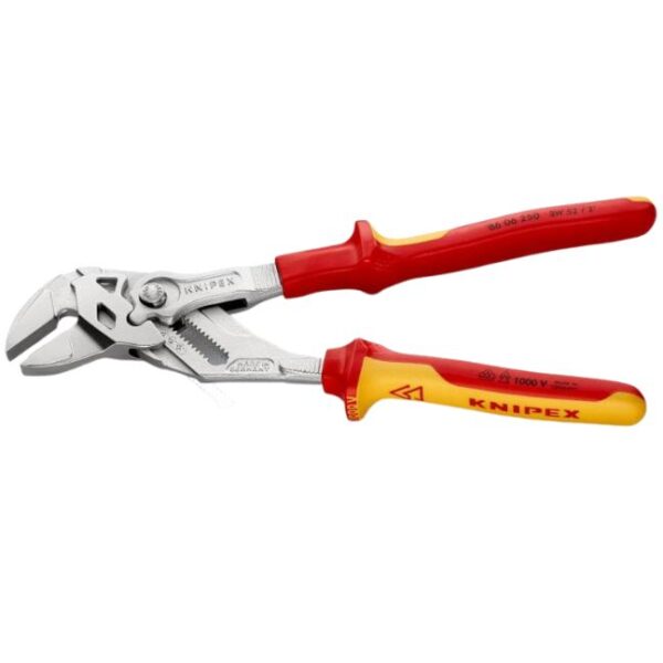 Knipex 8606250 10" Pliers Wrench - 1000V Insulated Knipex 8606250 10" Pliers Wrench - 1000V Insulated