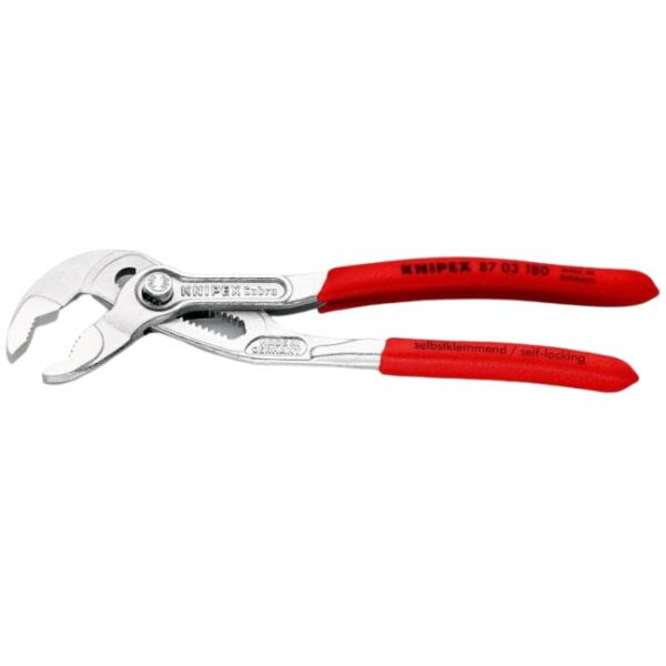 Knipex 8703180 7-1/4" (180mm) COBRA Water Pump Pliers Knipex 8703180 7-1/4" (180mm) COBRA Water Pump Pliers