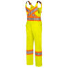 Pioneer 6000W V1071460 Women's Hi-Viz Mesh Traffic Safety Overall-Yellow/Green