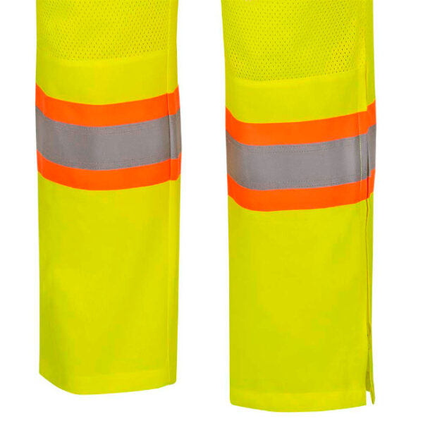 Pioneer 6000W V1071460 Women's Hi-Viz Mesh Traffic Safety Overall-Yellow/Green