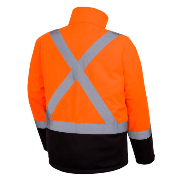 Pioneer Hi-Viz Softshell Mechanical Strength Safety Jacket5 Pioneer Hi-Viz Softshell Mechanical Strength Safety Jacket