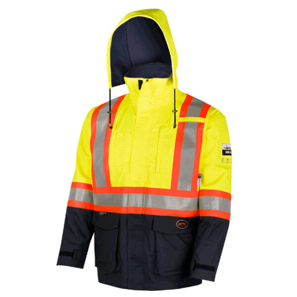 Pioneer THE DEFENDER Hi-Viz FR/ARC Tri-Laminate Safety Rain Jacket