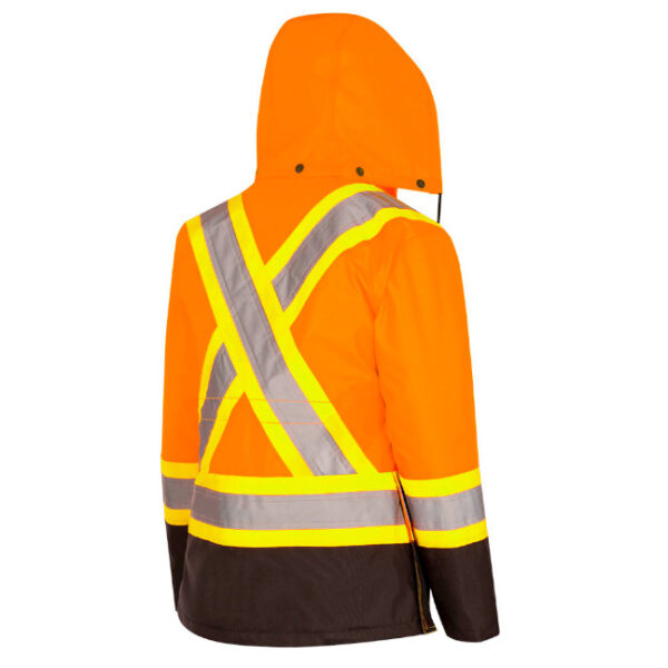 Pioneer Women's 300D Hi-Viz 7-in-1 Waterproof Safety Parka