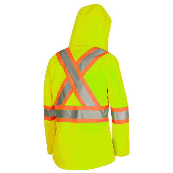 Pioneer Women's Hi-Viz 300D Polyester Waterproof Safety Jacket