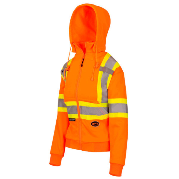 Pioneer Women's Hi-Viz Fleece Safety Hoodie