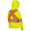 Pioneer Women's Hi-Viz Fleece Safety Hoodie